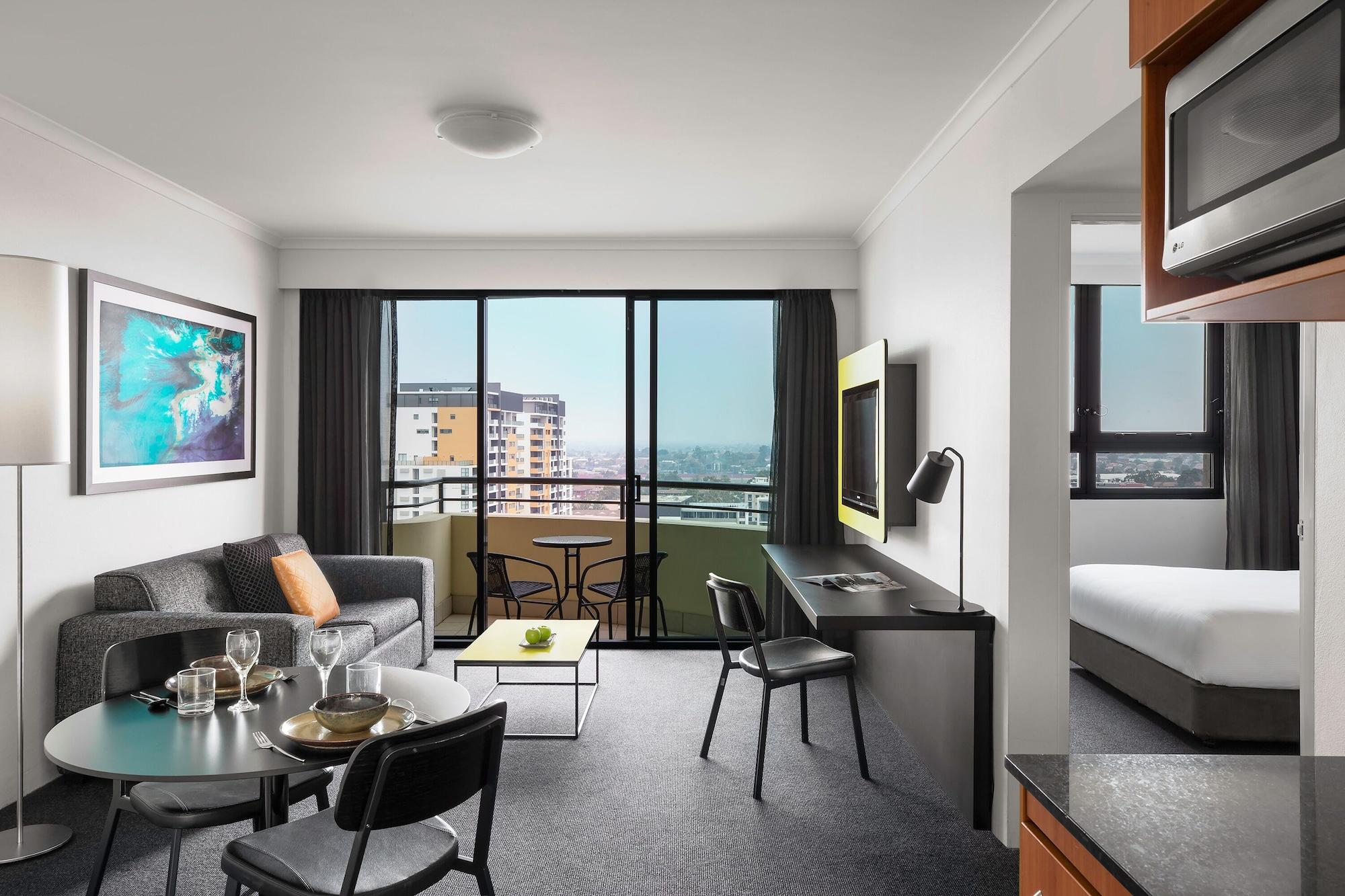 Aparthotel Mantra Parramatta Sídney Exterior foto