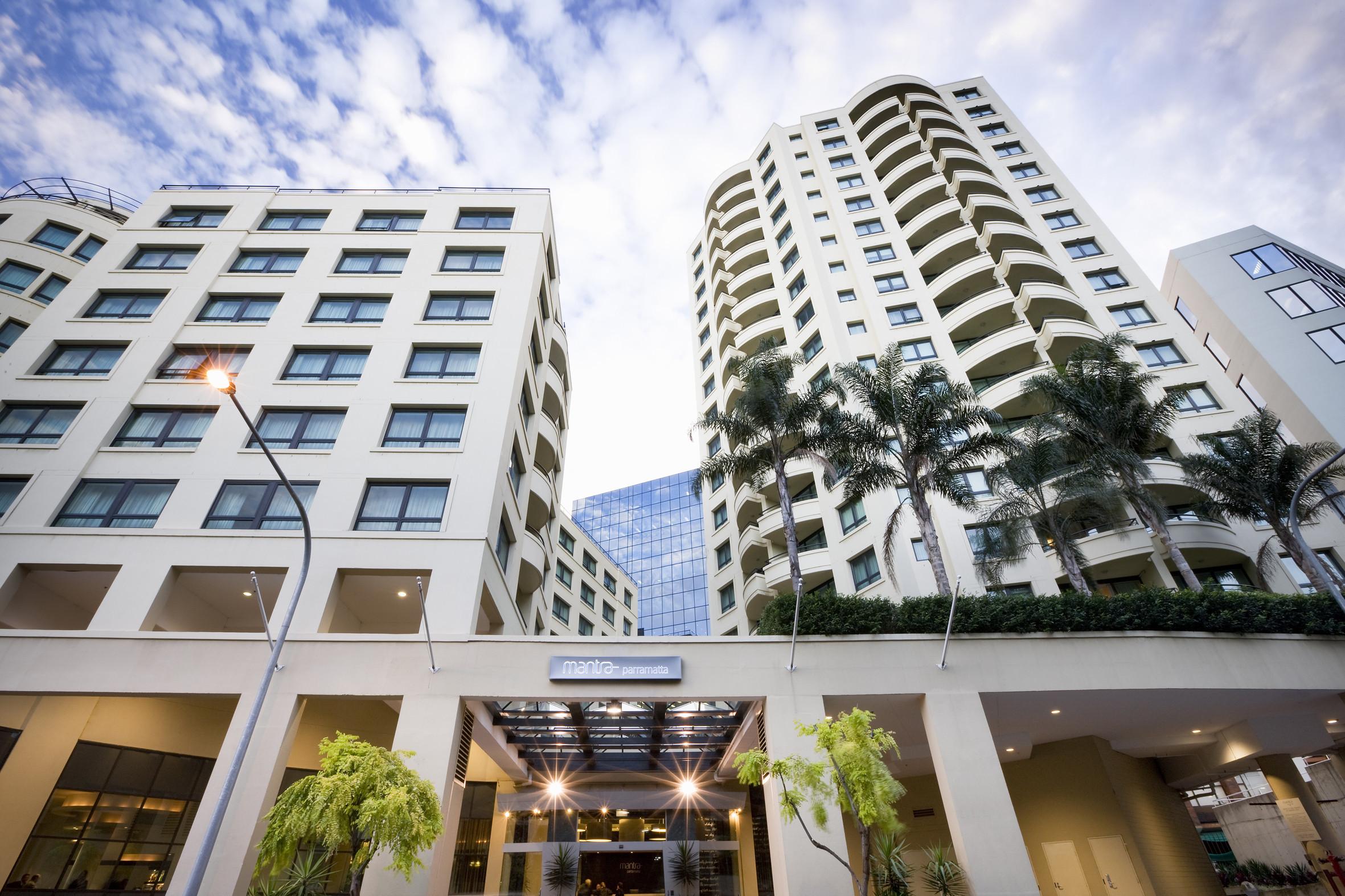 Aparthotel Mantra Parramatta Sídney Exterior foto